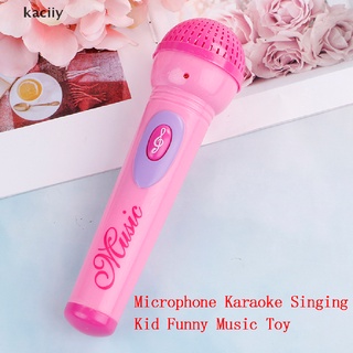 Kaciiy 1Pc Micrófono Para Niñas karaoke Cantando Niño Divertido Regalo Música Juguete CO