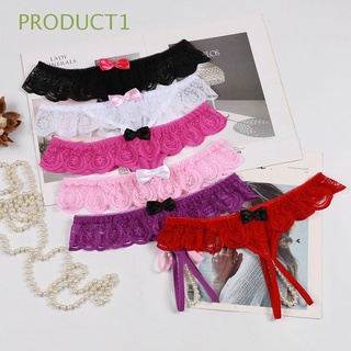 Producto1 pantaletas/Tanga para mujer con bordado de encaje perlas/diadema de colores