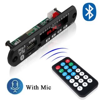 JTKE Tarjeta Decodificadora Inalámbrica Bluetooth 5V 12V MP3 WMA Módulo De Audio USB TF Radio FM 3.5MM AUX Para Coche (5)