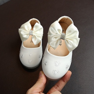 [skic] niños niñas de dibujos animados arco diseño pisos zapatos princesa suela suave zapatos de ballet (3)