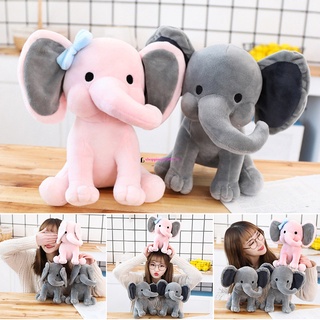 Juguete de felpa con pequeño elefante en forma de suave Durable lavable mejor regalo para bebé recién nacido habitación de los niños