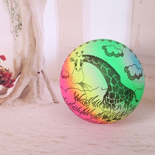 Entrega aleatoria bolas de playa arco iris inflable bola de playa para niños interior al aire libre suave tacto voleibol para piscina jardín