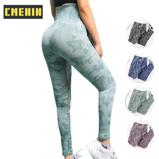 【CMENIN】Pantalones de nailon de alta calidad para mujer, pantalones cortos de yoga para correr, fitness, yoga Y0011
