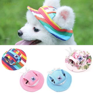 barling nueva gorra de perro playa cachorro al aire libre mascota gorra de lona mascota accesorios de producto adornos tocado visera sombrero/multicolor