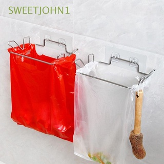 Sweetjohn1 soporte De acero inoxidable/bolsas De basura/accesorios De cocina/estante De basura/soporte De basura