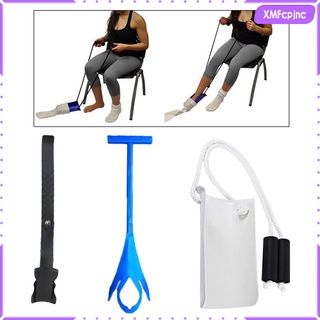 [xmfcpjnc] kit de ayuda flexible calcetines de compresión extractor de calcetines antideslizantes para usuarios con incontinencia / limitaciones de movilidad, lesiones y embarazo, etc.