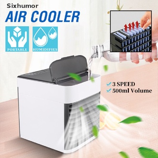 [sixhumor] mini enfriador humidificador hogar portátil móvil aire acondicionado ventilador eléctrico uk co