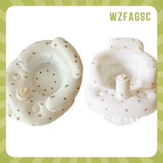 Wzfagsc tina inflable Para bebé/niños/sillón De baño Divertido/flotador Para bebés A Lear edad restaurado 6 A 1 (1)