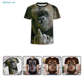 qihiqi Verano Hombres Camisa 3D Camiseta Todo Partido Para La Vida Diaria
