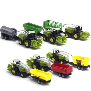 <twicebuy> 1/55 Diecast Farm Truck Tractor fricción modelo de coche niños juguete educativo (5)