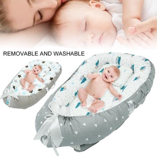 Bebé reclinable cama de bebé bebé dormir cabina desmontable cómodo bebé recién nacido niños (3)