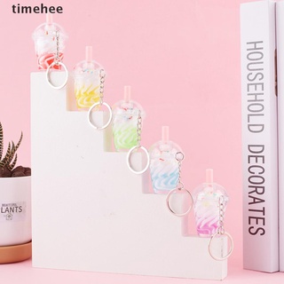 timehee fashion helado llavero creativo bebidas llavero para niños novia regalo.