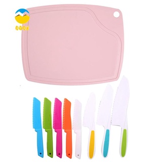 9 pzs juego De utensilios De cocina para niños/herramientas De Corte De Plástico/cuchillos De Frutas Xdbr3 (1)