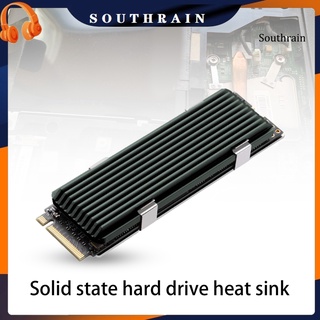 Southrain 1 Set SSD radiador resistente a altas temperaturas profesional hebilla diseño 2280 NVMe SSD disipador de calor para escritorio