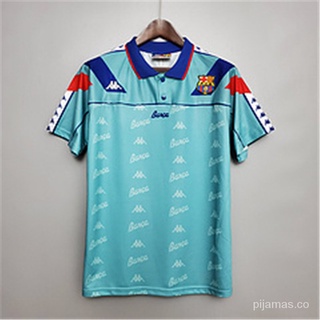 Camiseta De fútbol retro 1992/1995 Barcelona visitante la mejor calidad tailandesa Yl78