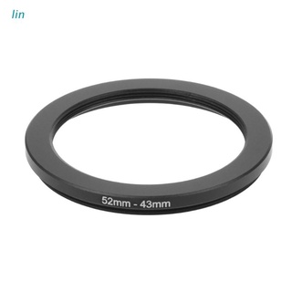 lin 52mm a 43mm metal step down anillos adaptador de lente filtro cámara herramienta accesorio nuevo