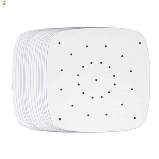 COD 200 Pieces Air Fryer Liners Paper,8.5 Inch Perforated Parchment Square Baking Paper Heat Air Fryer Lined Paper Sheets