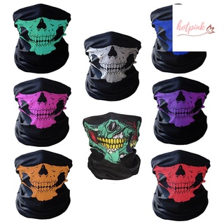 HK Fashion Skull Outdoor Cycling Anti-UV Face Neck Cover Gaiter Balaclava Scarf Hat