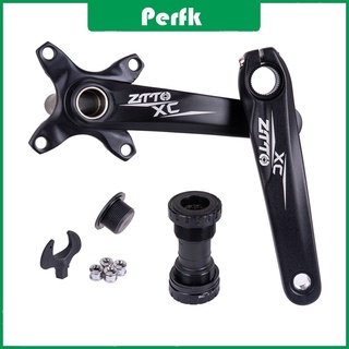 [BRPERFK] Pedalera de 170 mm para bicicleta con anillo de cadena 104BCD pea para bicicleta de montaña soporte inferior hueco y