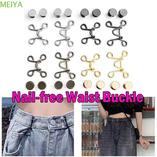Meiya 27/32MM moda nuevo pantalón ropa de costura reanimable hebilla de cintura extensor libre de uñas hebilla de cintura