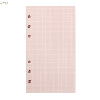 lanfy suministros escolares recambio de papel agenda carpeta dentro de página cuaderno papel mensual púrpura semanal planificador diario 40 hojas a5 a6 hoja suelta recambio de papel (1)