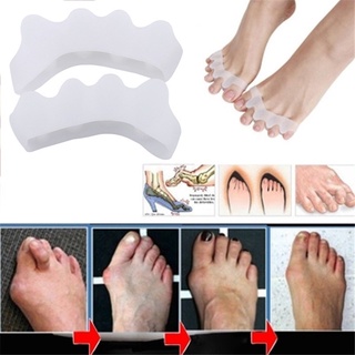 home soporte de pie de silicona para pulgar valgus orthosis toe splitter cuidado del pie