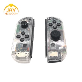 carcasa transparente caso cubierta para nintent interruptor ns controlador joy-con (1)