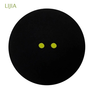 Lijia herramienta de entrenamiento raquetas de Squash doble punto amarillo bolas de goma bola de Squash dos puntos amarillos/Multicolor