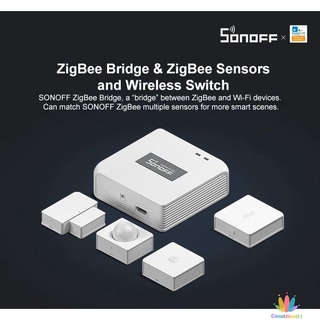 Interruptor inteligente SONOFF zbdb control Remoto de puente ZigBee y Dispositivos wifi en aplicación eWeLink Funciona con Alexa Google coastline