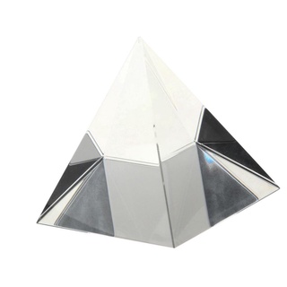 Prisma cuadrangular de 50 mm de pirámide de cristal/estatuilla óptica DIY ciencia (2)