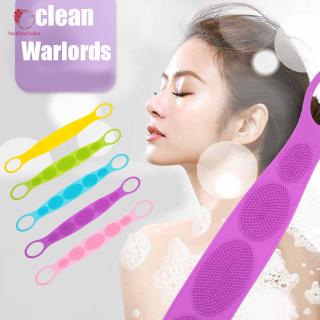 silicona espalda exfoliante suave toalla de baño cinturón de baño cuerpo exfoliante masaje para ducha limpieza corporal baño (1)