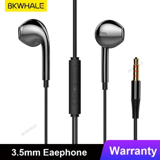 bkwahle audífonos de alta fidelidad con micrófono Universal/audífonos con cable de 3.5 mm para Android