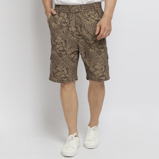 Pantalones cortos para hombre Basic Brown Motif Cargo Shorts CS061