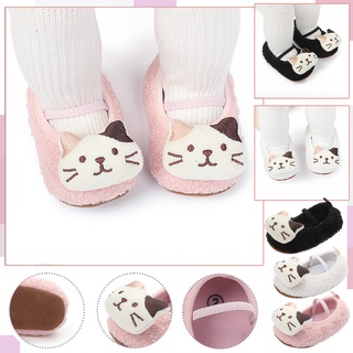 Invierno bebés caliente hogar botas de tela de algodón suela suave niños aprender caminar zapatos/bebés (1)