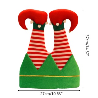 lindos sombreros de navidad santa con cinturón sombrero de navidad elfo gorra bobina franela para adultos feliz navidad revelry traje de fiesta accesorios (2)