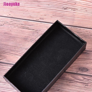 [Jioayuke] rectángulo negro reloj embalaje caja de regalo caja de accesorios de joyería caja (2)