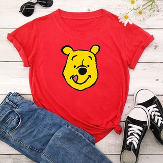 Winnie The Pooh nuevas mujeres camisetas Casual Tops Tee mujer camiseta de manga corta camiseta 0310
