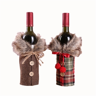 Funda Para botella De vino De santa claus-decoración De navidad año nuevo