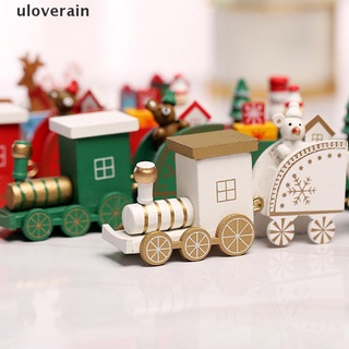 [en] decoraciones navideñas para decoración del hogar tren de madera para niños regalo de navidad adornos de navidad.