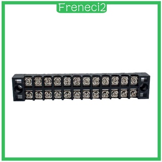 [Freneci2] 5 x doble fila 12 posiciones de tornillo de barrera de terminales de bloques de terminales (3)