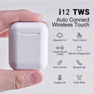 Audífonos Bluetooth Tws 5.0 stereo/inalámbricos I12S (6)