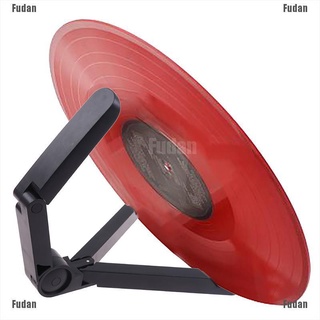 <Fudan> Skidproof Foldable Desgin Turntable Holder Record Display Lp Record Stand