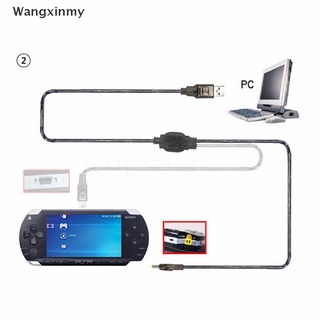 [wangxinmy] cable de datos usb 2 en 1+cable de cargador para psp 2000 3000 juegos accssories venta caliente