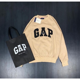 Gap Cream Premium cuello redondo suéteres/suéteres de los hombres pegatinas gratis