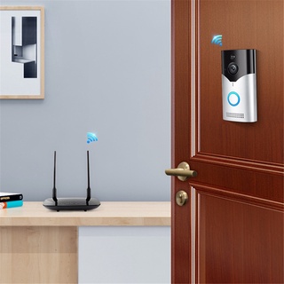 1080p inalámbrico timbre cámara wifi con sistema de detector de movimiento para la seguridad del hogar impermeable vigilancia de vídeo (8)