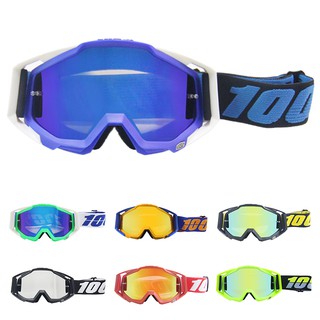 Nuevo 100% Gafas de motocicleta Gafas de sol de ciclismo MX Off-Road Ski Sport ATV Dirt Bike UV400 Protección a prueba de viento Racing