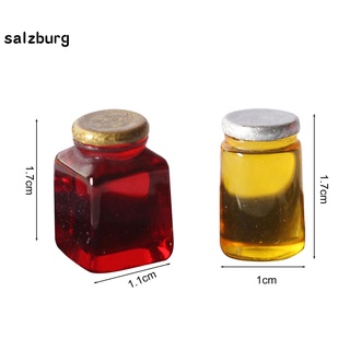 <Salzburg> Mini mermelada de comida en miniatura compacta para comida/cultivo para decoración del hogar (4)