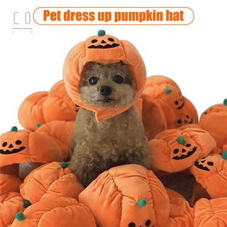 VTG mascota Halloween calabaza sombrero perro cachorro gato peluche sombrero para Cosplay disfraz fiesta