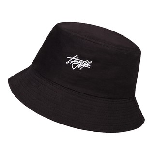 doble cara pescador gorra para las mujeres de la moda de verano sombrero de sol de los hombres de la carta de impresión sombrero de cuenca hip hop cubo sombreros (3)