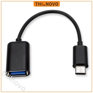 Thilnovo TechTrance Type-C to USB A OTG Cable for Android Smartphones, Tablets or USB C Laptops OTG-C01